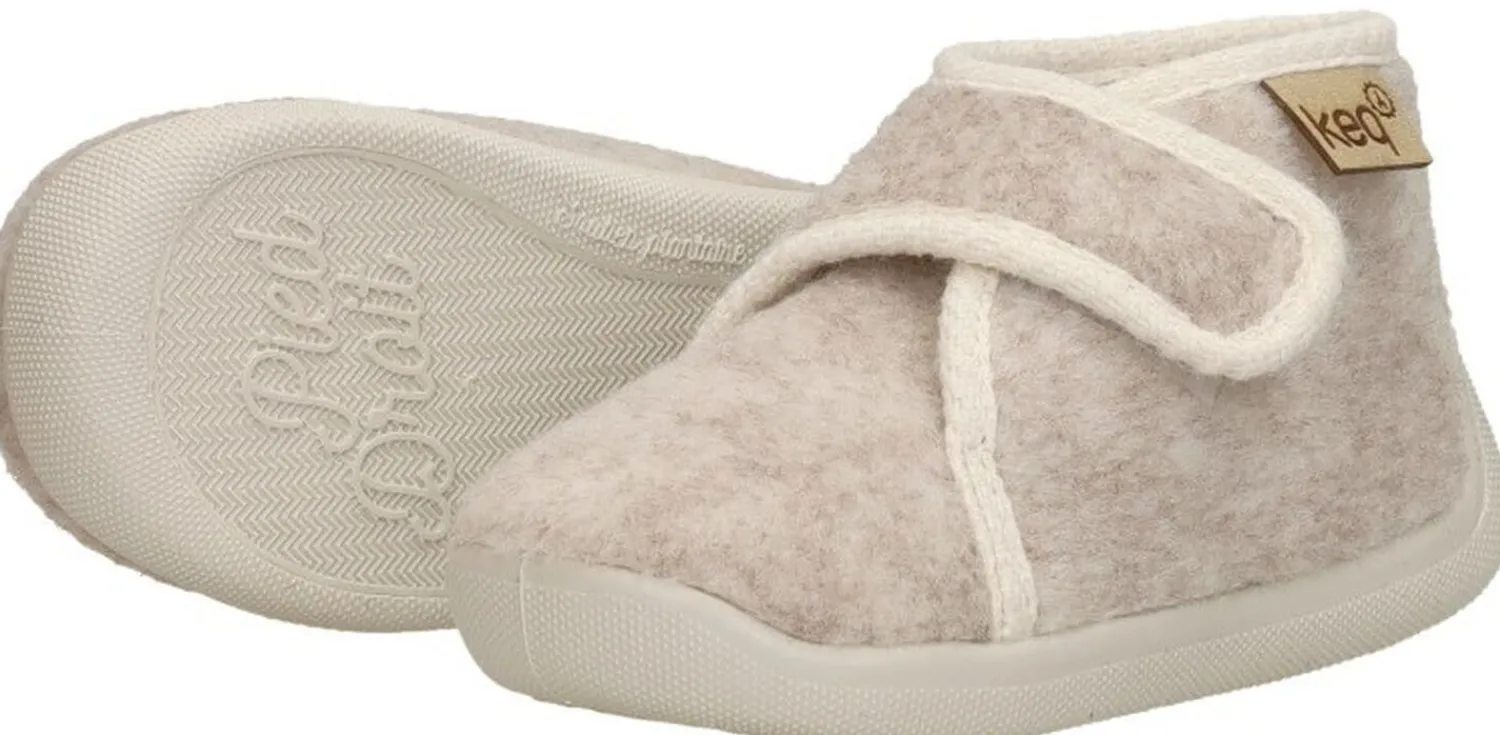 Keq Kinderpantoffels Beige Outlet