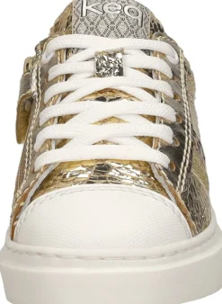 Keq Lage Schoenen Goudkleur Outlet