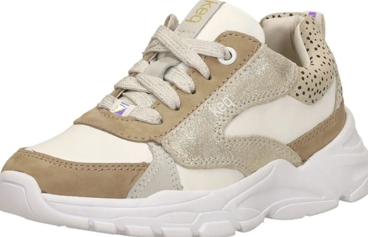 Keq Lage Schoenen Beige Sale