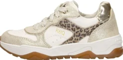 Keq Lage Schoenen Goudkleur Outlet