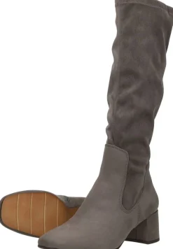 Marco Tozzi Lange Laarzen Taupe Fashion