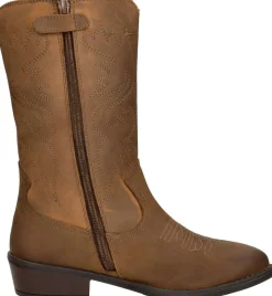Sub55 Lange Laarzen Cognac Discount