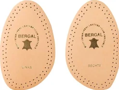Bergal Leather Half Sole Beige Outlet