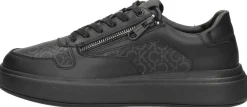 Calvin Klein Low Top Lace Up ZIP Mono Zwart Best
