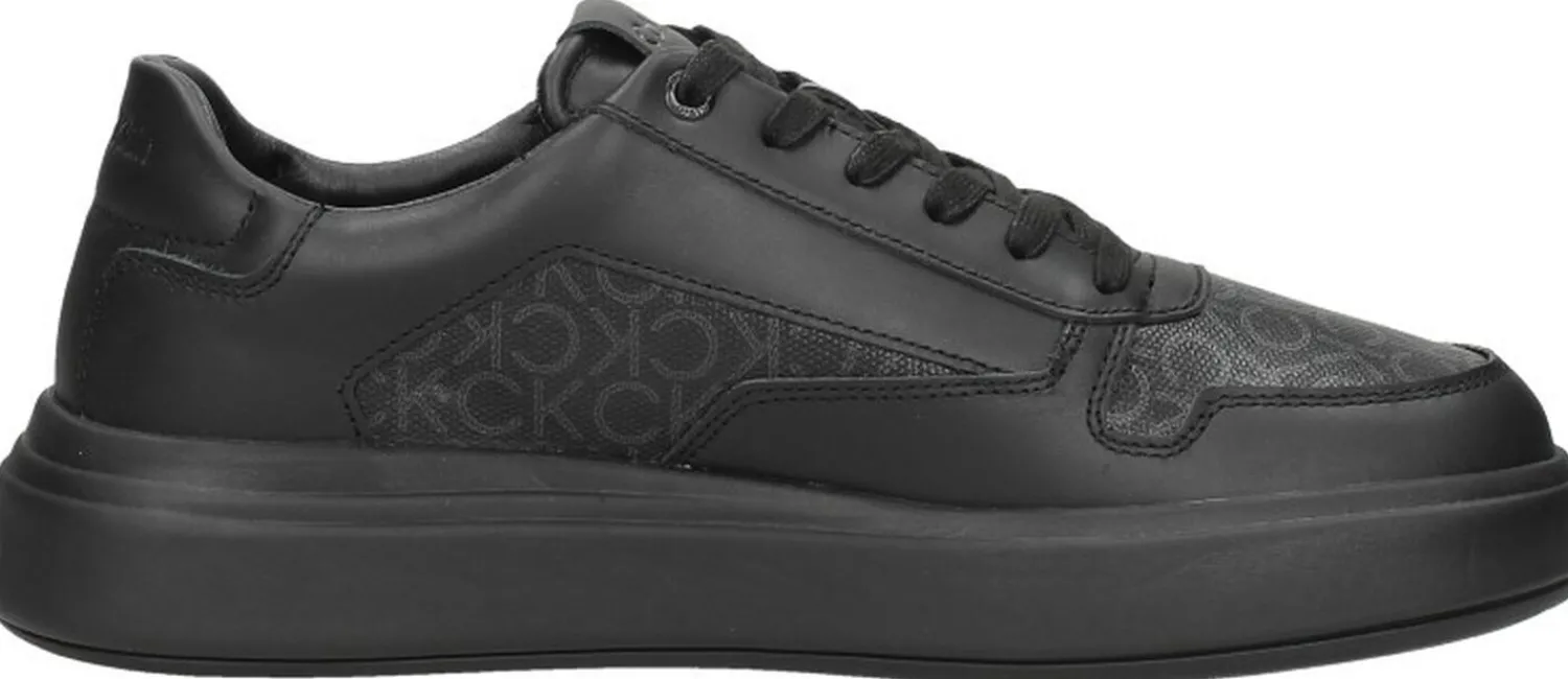 Calvin Klein Low Top Lace Up ZIP Mono Zwart Best