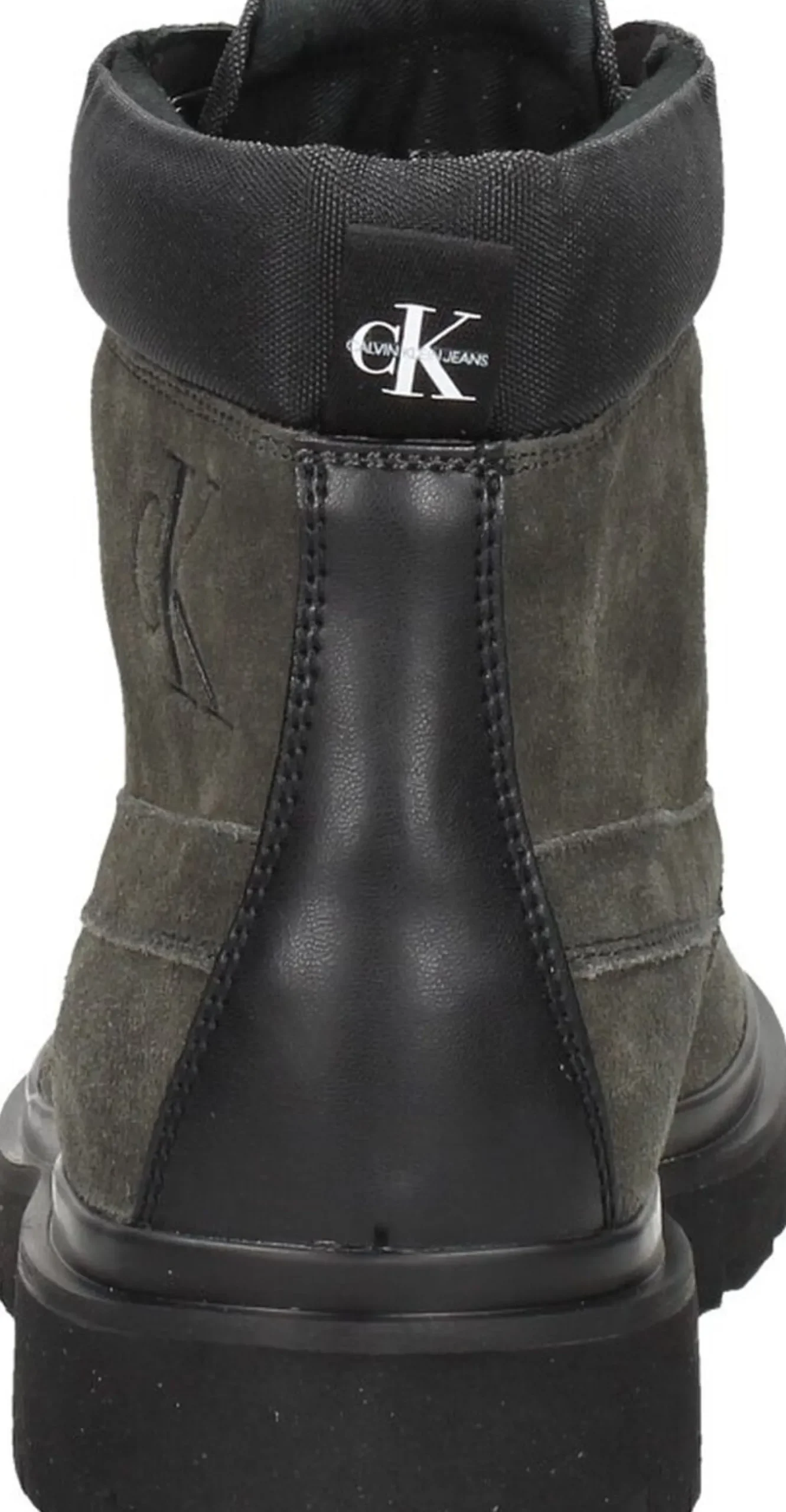 Calvin Klein Lug Mid Lace Up Boot Hike Taupe Discount