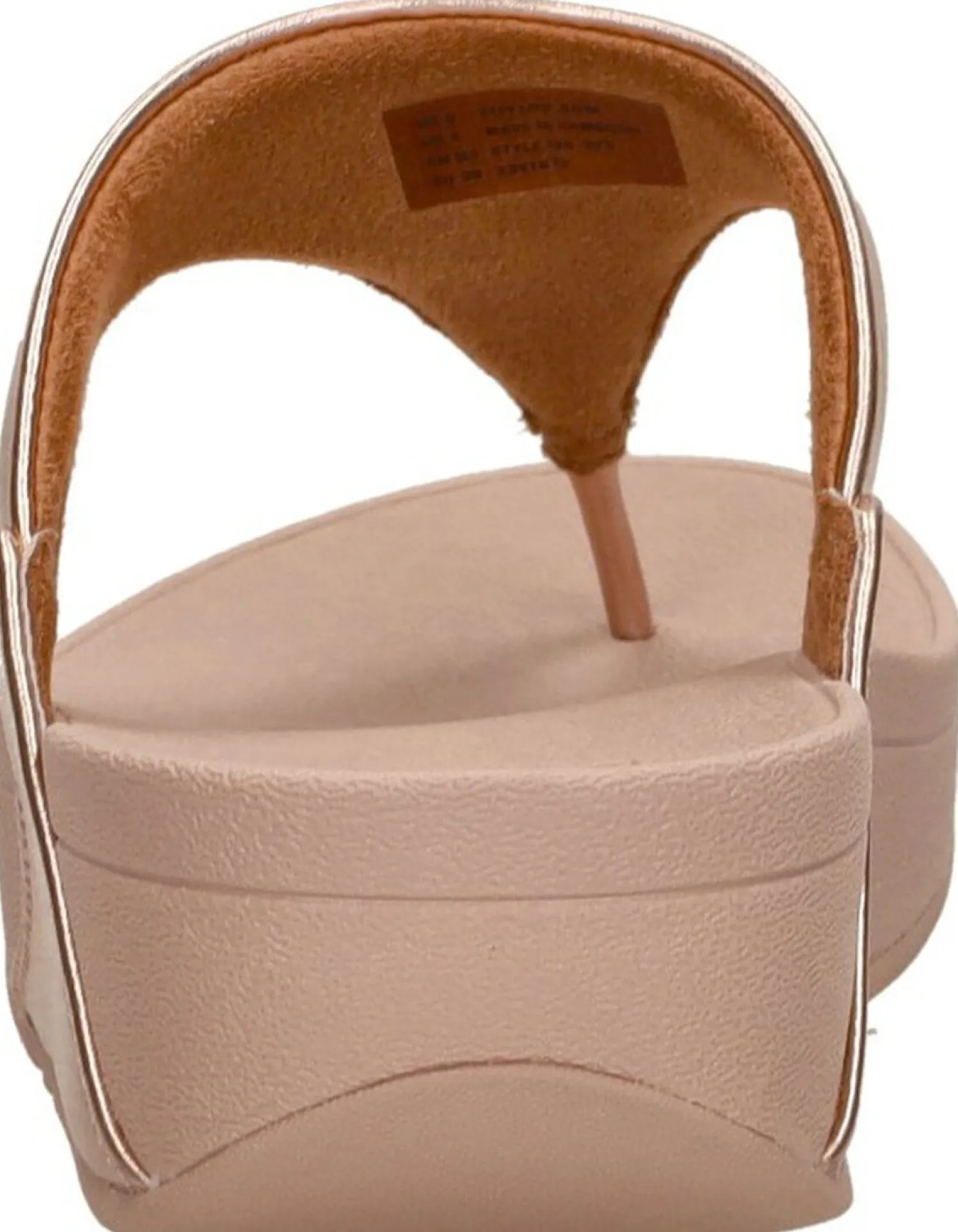 Fitflop Lulu Leather Toepost Rosé-goud New