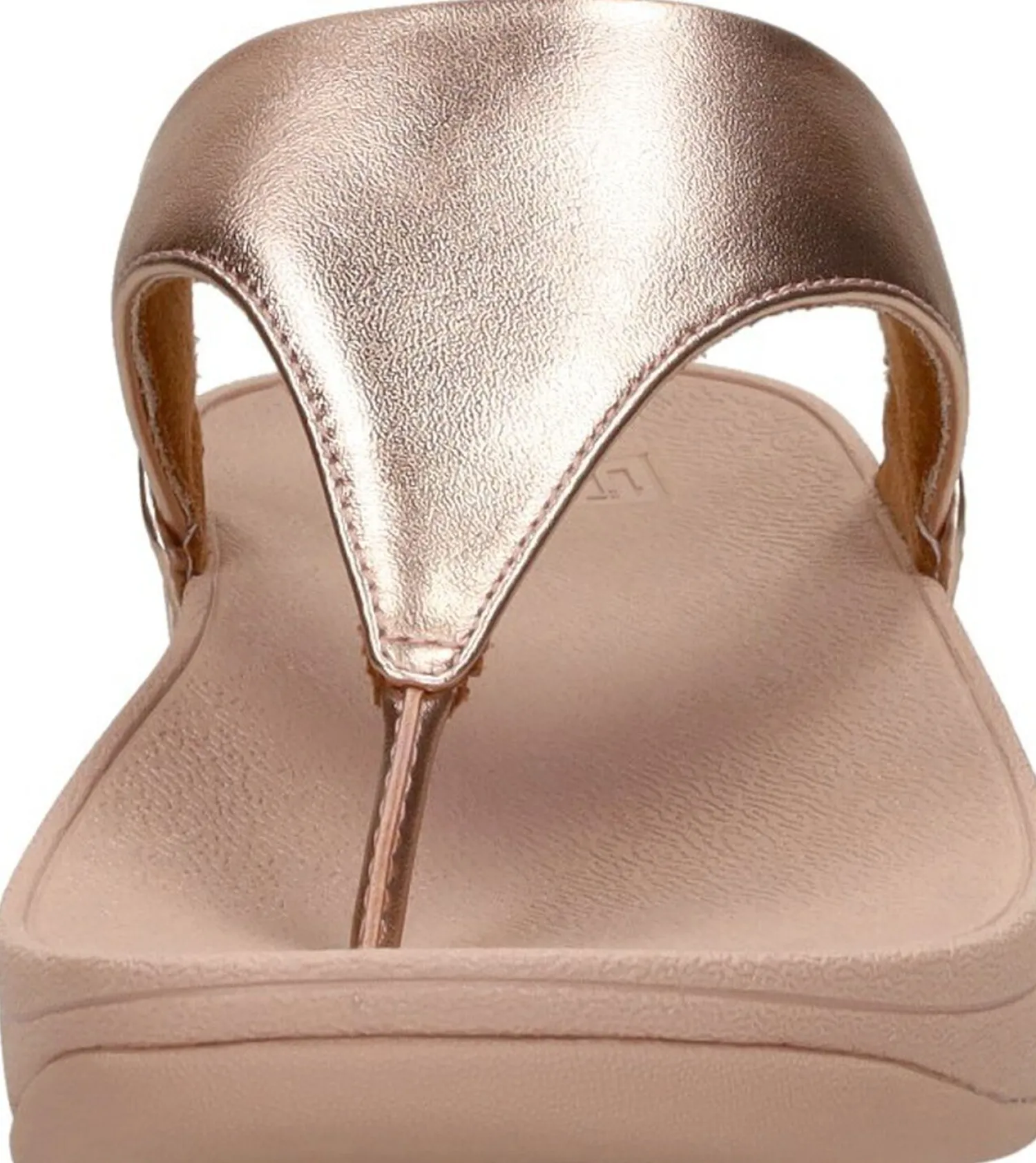 Fitflop Lulu Leather Toepost Rosé-goud New