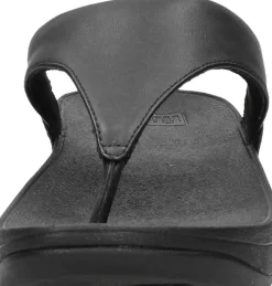 Fitflop Lulu Leather Toepost Zwart Clearance