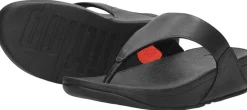 Fitflop Lulu Leather Toepost Zwart Clearance