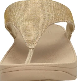Fitflop Lulu Shimmerlux Toe - Post Sandals Beige Sale