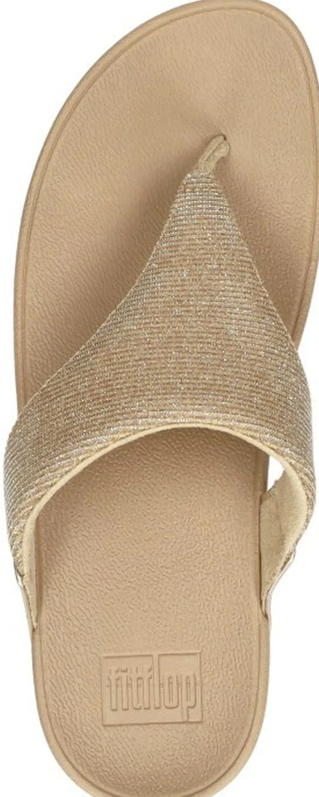 Fitflop Lulu Shimmerlux Toe - Post Sandals Beige Sale