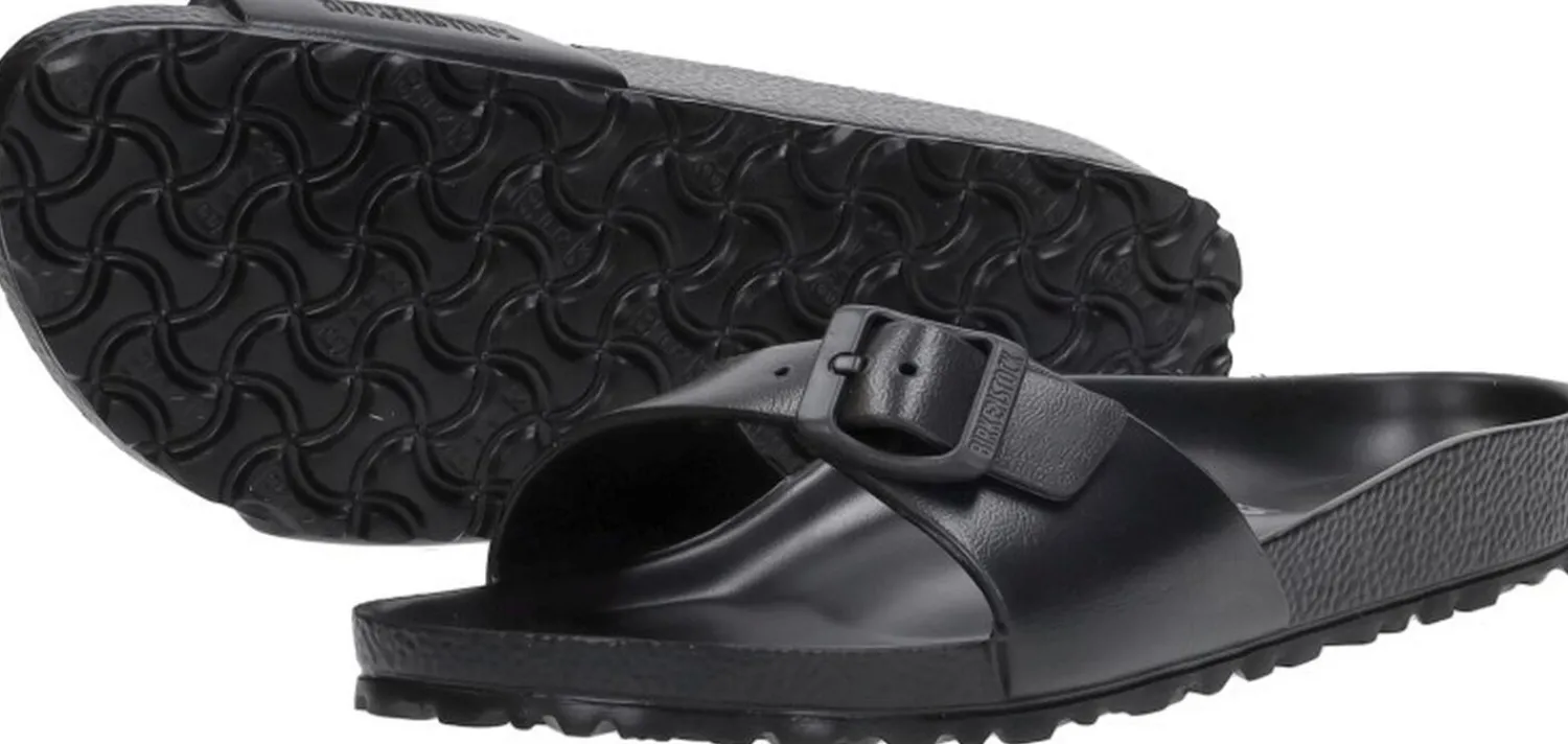 Birkenstock Madrid Essentials Zwart Discount