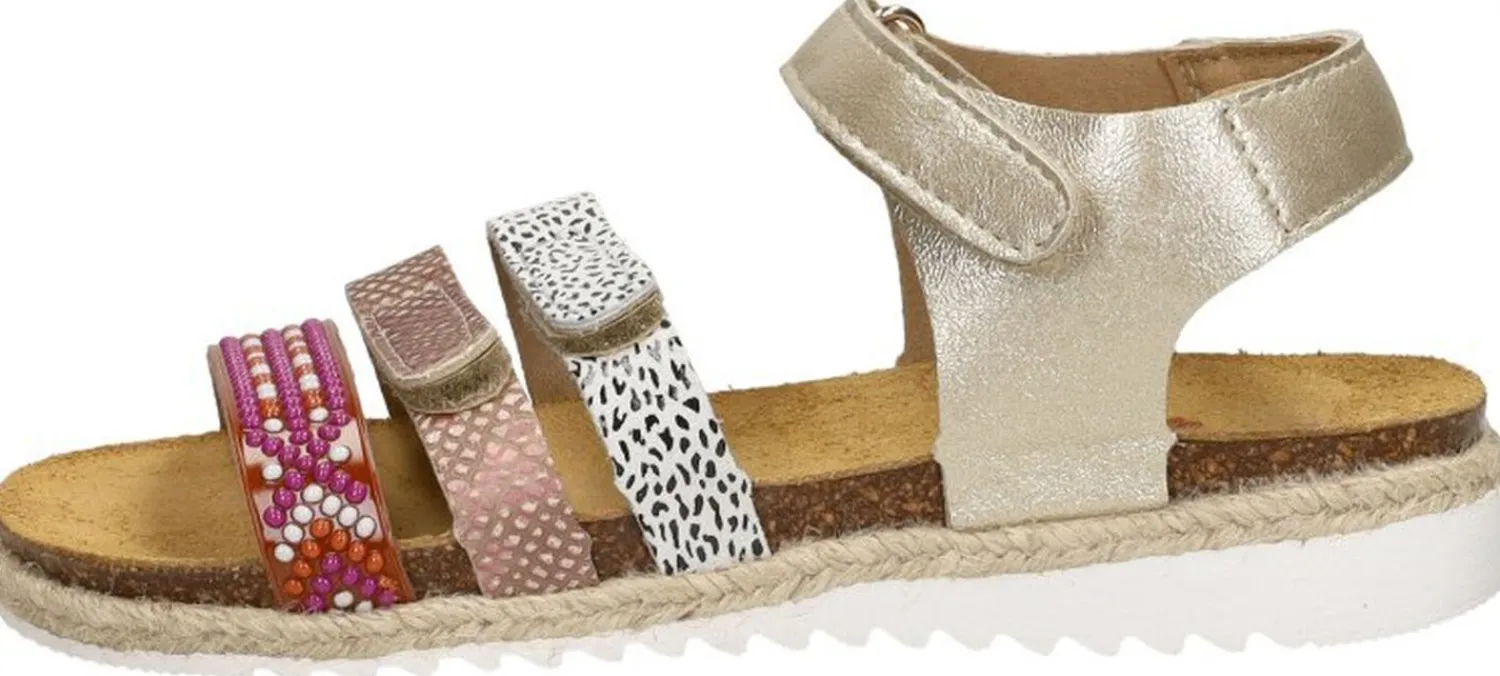 Develab Meiden Sandalen Goudkleur Best