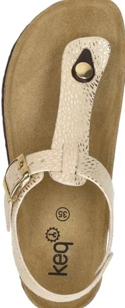 Keq Meiden Sandalen Goudkleur New