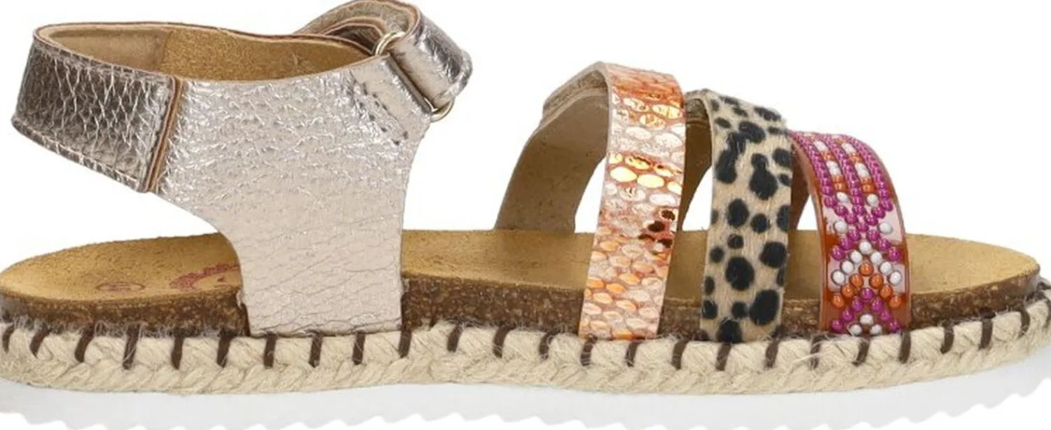Develab Meiden Sandalen Goudkleur Clearance