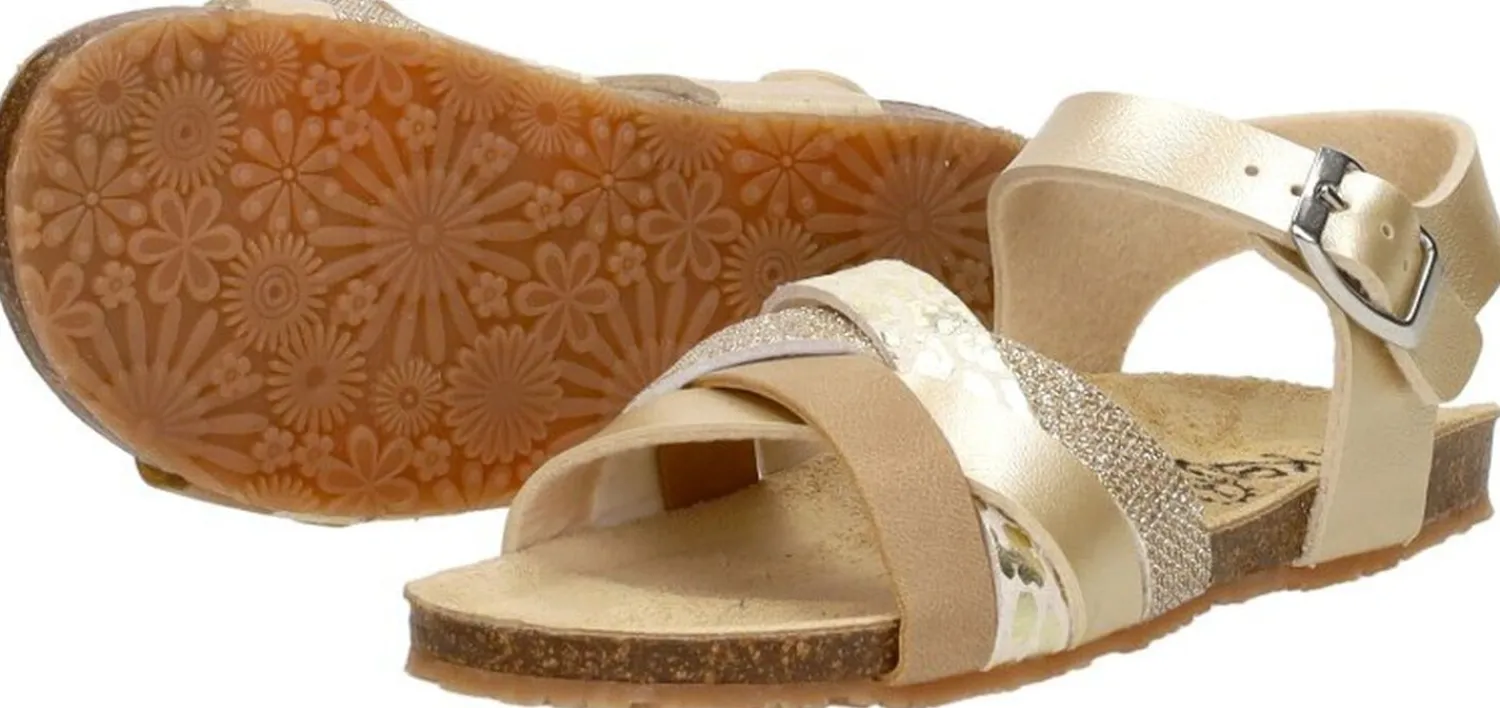 Keq Meiden Sandalen Goudkleur Outlet