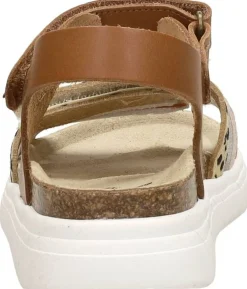 Keq Meiden Sandalen Cognac New