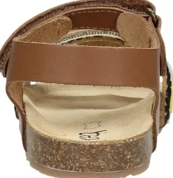 Keq Meiden Sandalen Cognac New