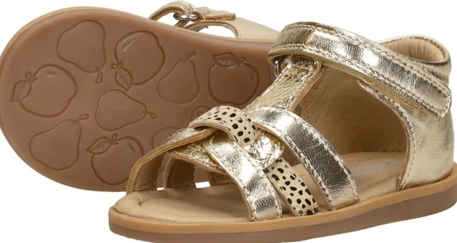 Keq Meiden Sandalen Goudkleur New