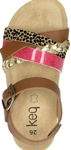 Keq Meiden Sandalen Cognac Outlet