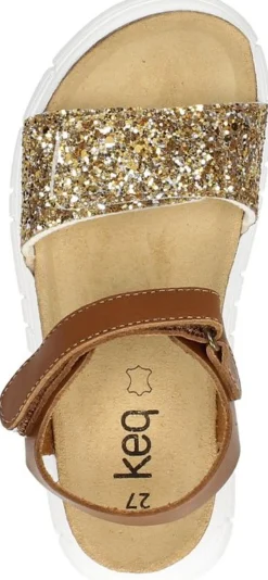 Keq Meiden Sandalen Goudkleur Clearance