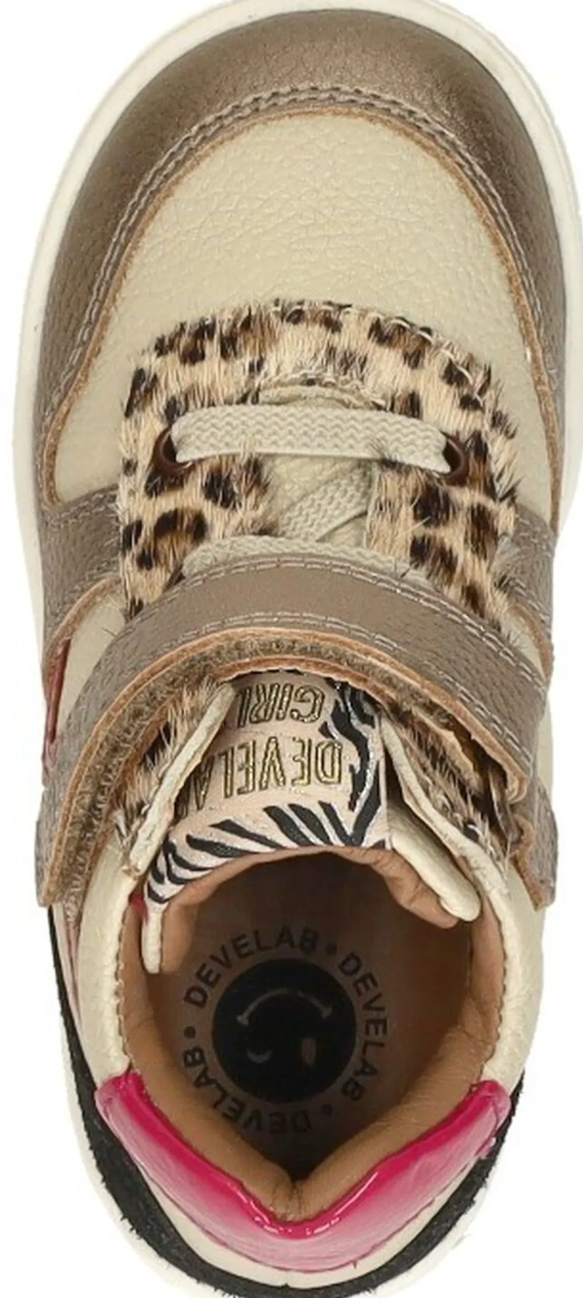 Develab Meisjes Baby schoentjes Goudkleur Hot