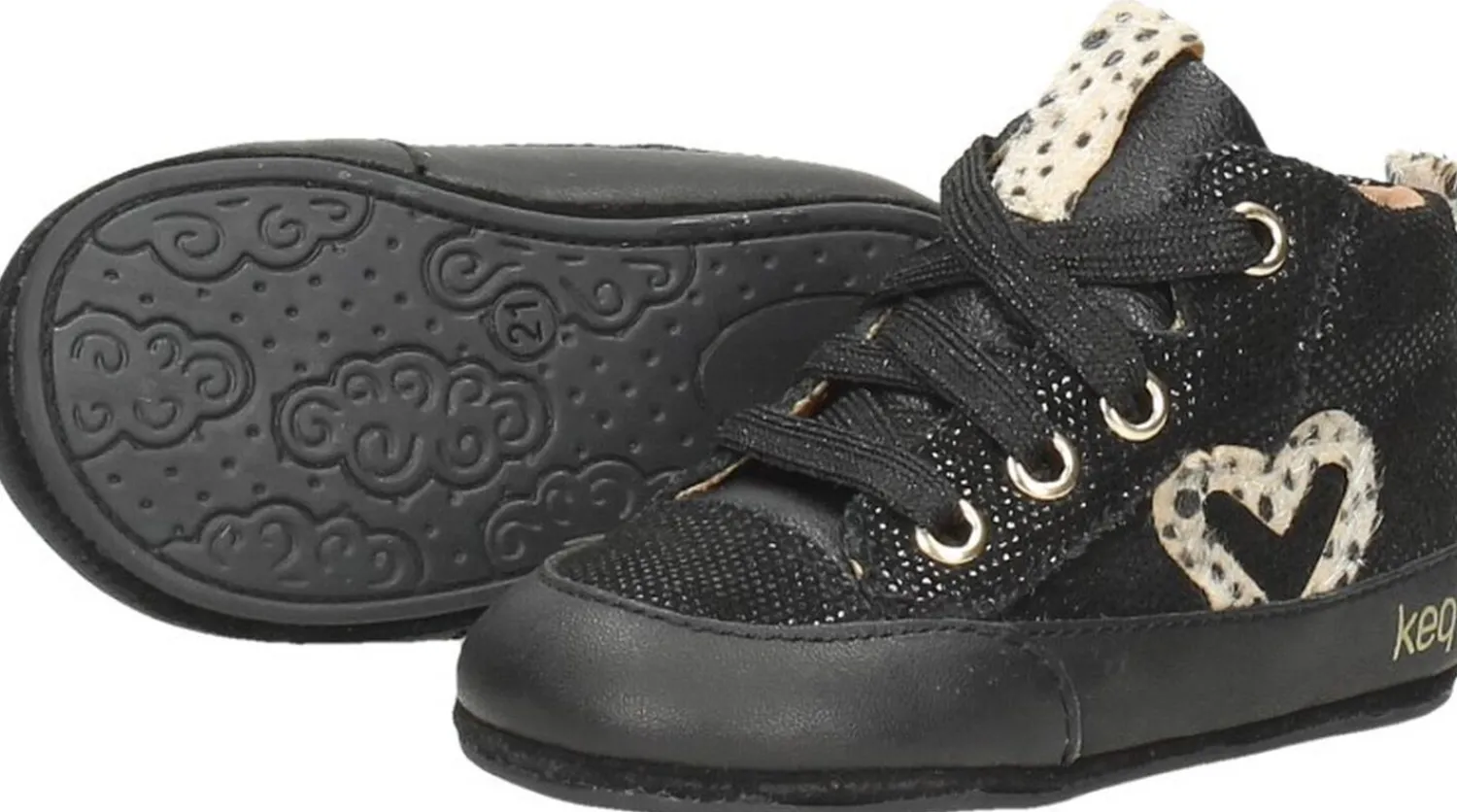 Keq Meisjes Baby schoentjes Zwart Sale