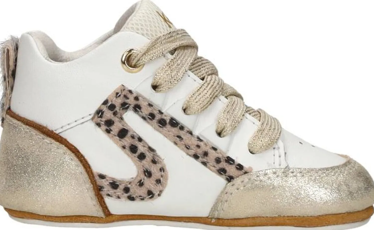Keq Meisjes Baby schoentjes Goudkleur Best