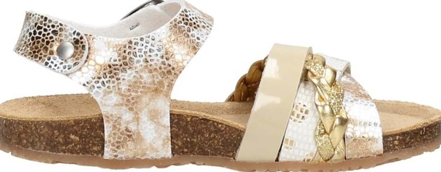 Keq Meisjes sandalen Goudkleur Discount