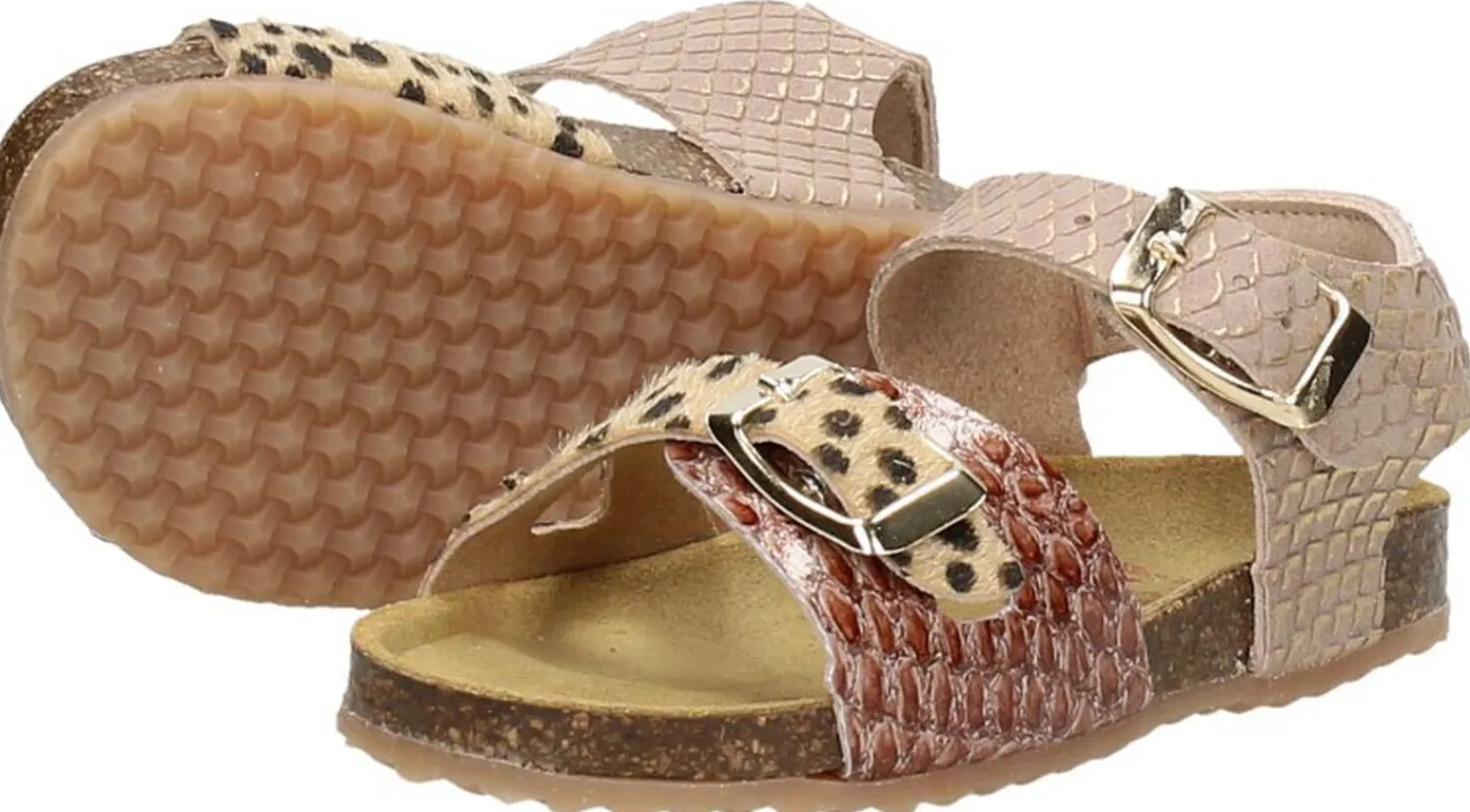 Develab Meisjes Sandalen Middelbruin Sale