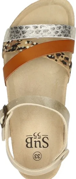 Sub55 Meisjes sandalen Goudkleur Sale