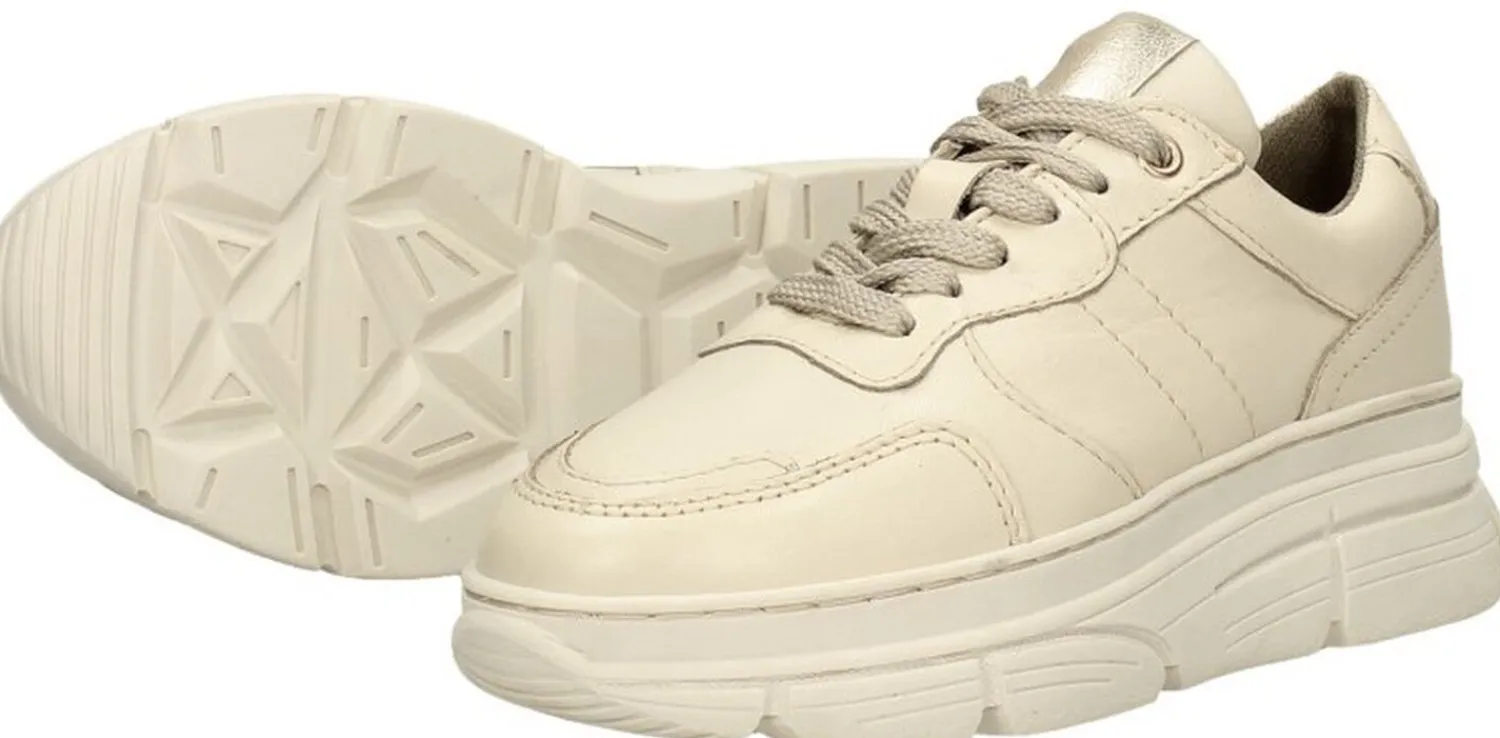 Sub55 Meisjes veterschoenen Beige Fashion