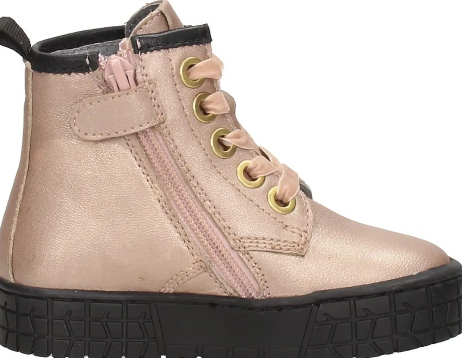 Keq Meisjes veterschoenen Champagne Fashion