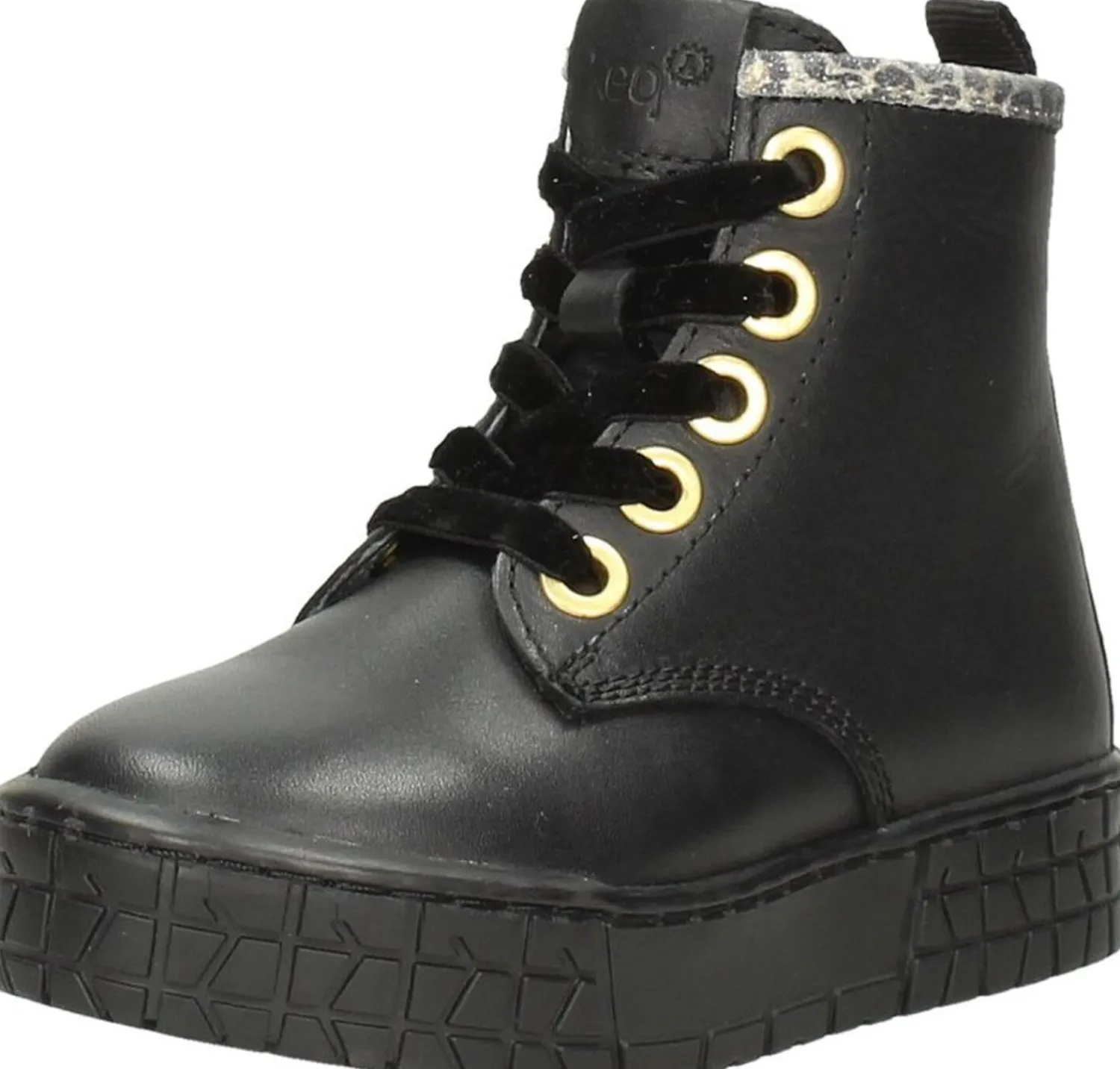 Keq Meisjes veterschoenen Zwart Best