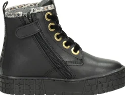 Keq Meisjes veterschoenen Zwart Best