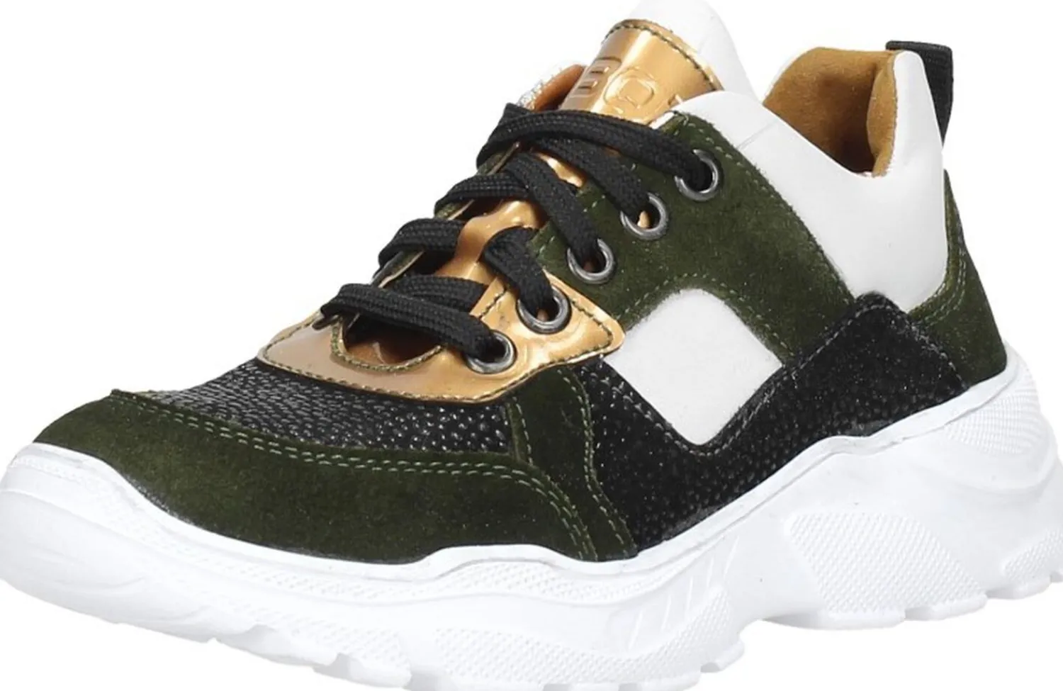 Braqeez Meisjes veterschoenen Groen Best