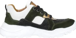 Braqeez Meisjes veterschoenen Groen Best