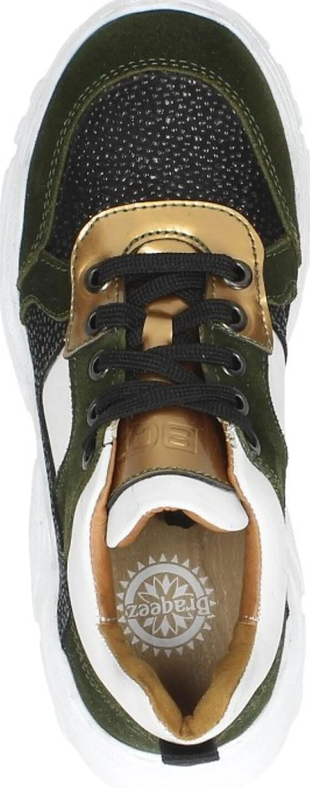 Braqeez Meisjes veterschoenen Groen Best