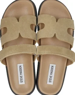 Steve Madden Missile Sandal Beige New
