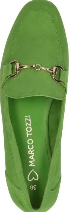Marco Tozzi Mocassin Groen Clearance
