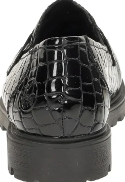 Rieker Mocassin Zwart croco lak Outlet