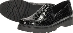 Rieker Mocassin Zwart croco lak Outlet