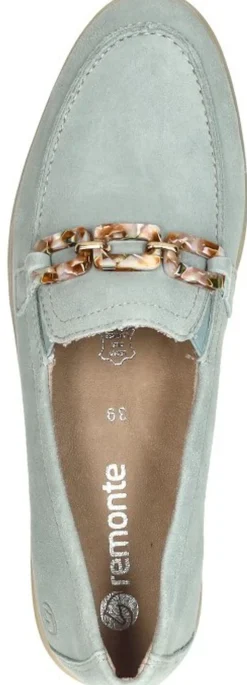 Remonte Mocassin Licht blauw Outlet
