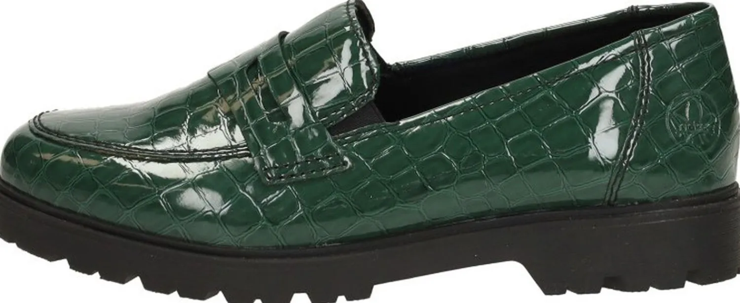 Rieker Mocassin Groen Clearance
