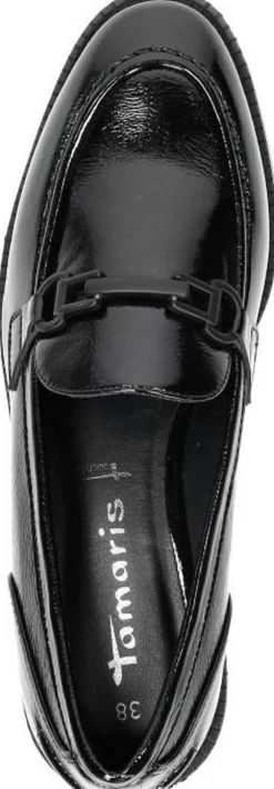 Tamaris Mocassin Zwart lak Hot