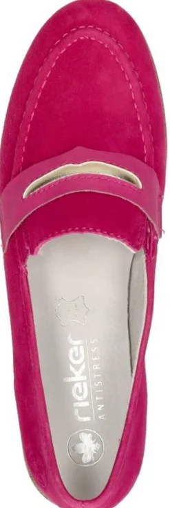 Rieker Mocassin Fuchsia Clearance