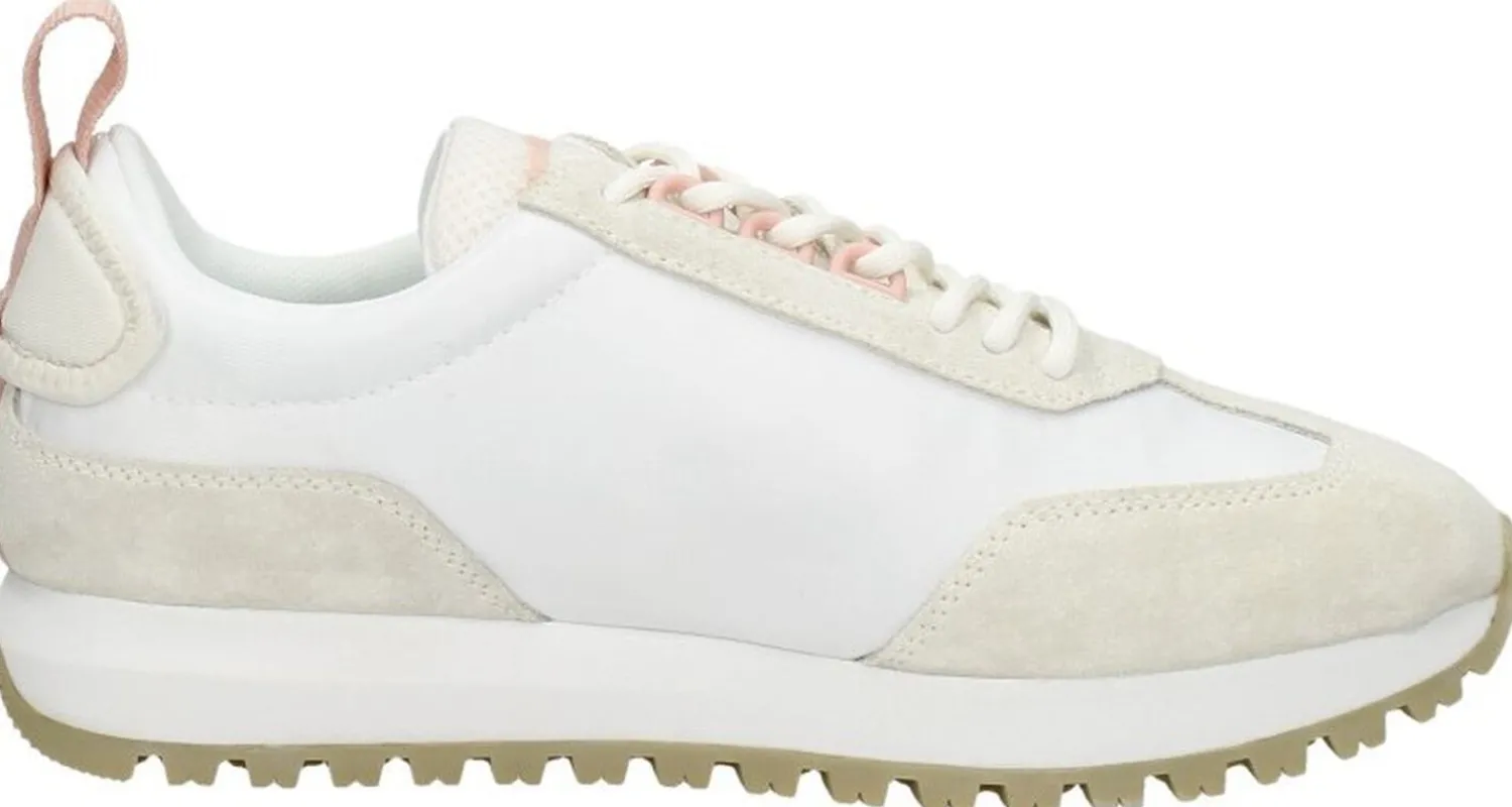 Calvin Klein New Retro Runner Laceup Low Wit Hot