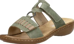 Rieker Open Teen Groen Fashion