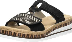 Rieker Open Teen Zwart Sale
